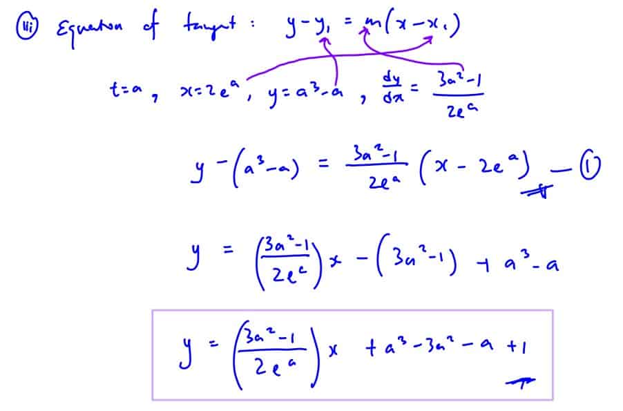 parametric equations A-Level (H2 Math) Parametric Equations Free Resources