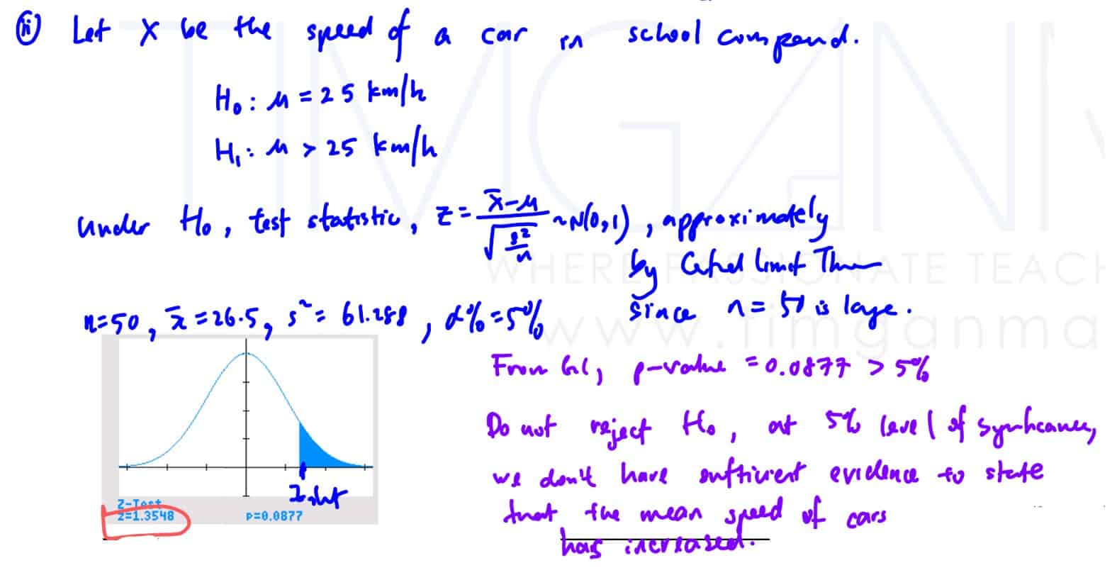 hypothesis testing A-Level (H2 Math) Hypothesis Testing Free Resources