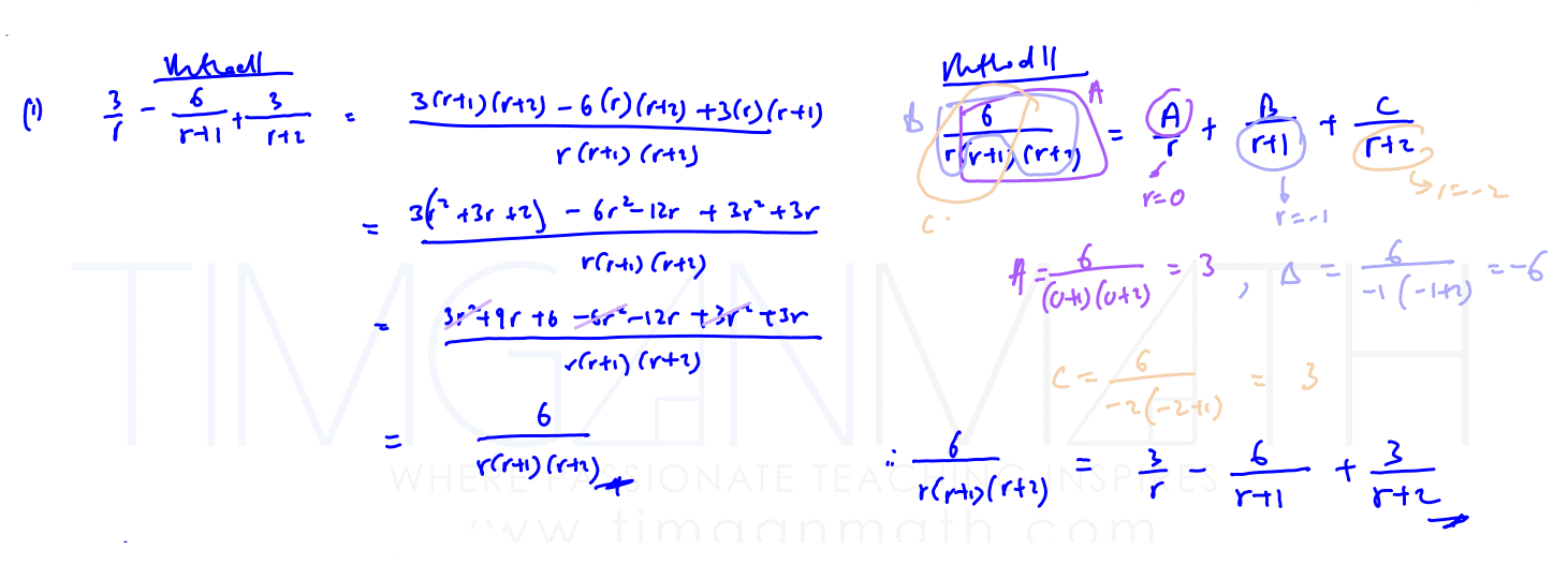 sigma notation A-Level (H2 Math) Sigma Notation Free Resources