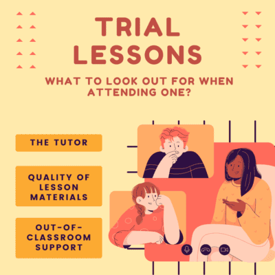 What To Look Out For When Attending A Trial Lessons | Tim Gan Math Learning Centre